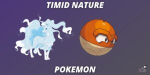 timid nature pokemon